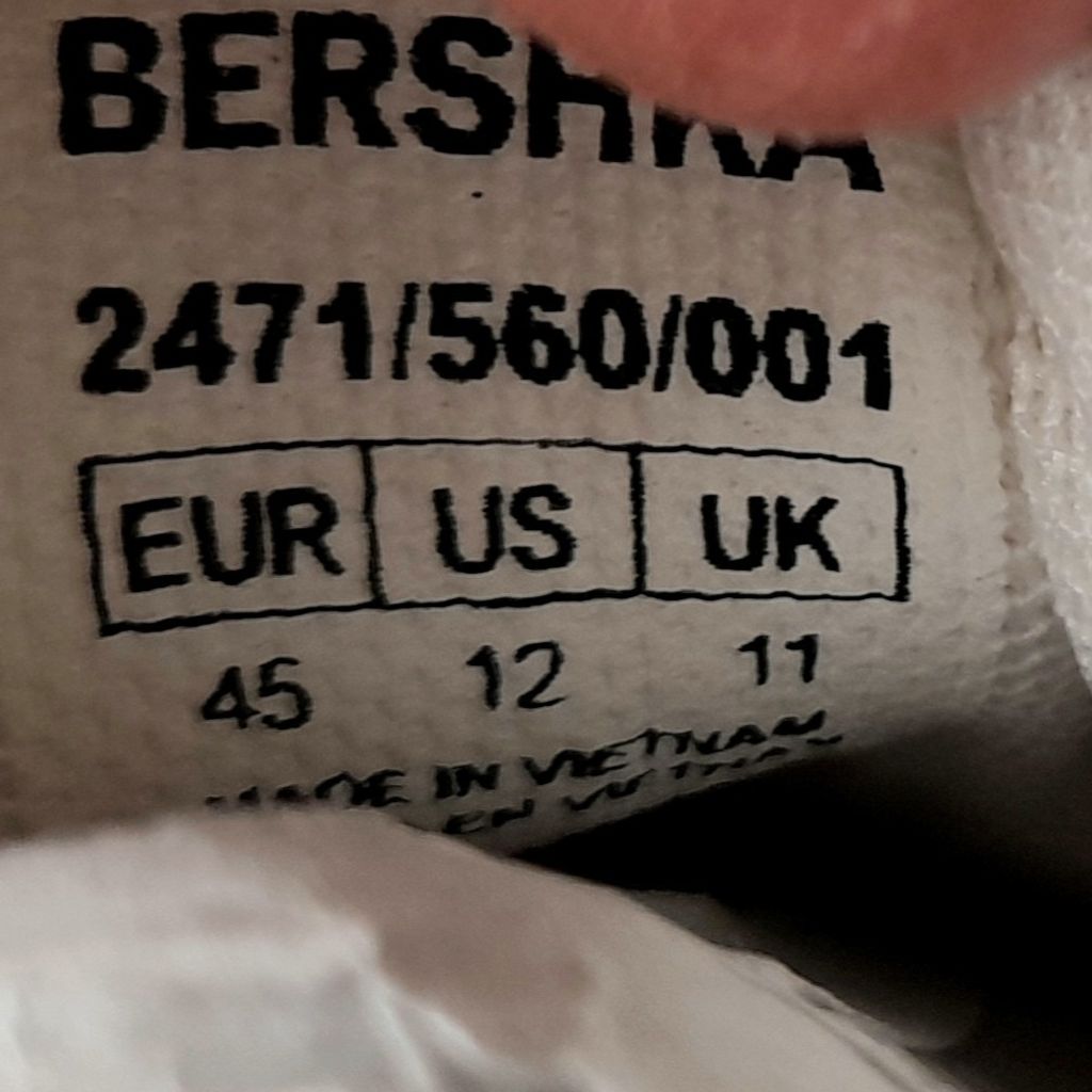 خرید اینترنتی کفش مردانه برشکا سفید اورجینال مدل Chunky Trainers