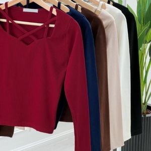 بلوز یقه ضربدری پارسی