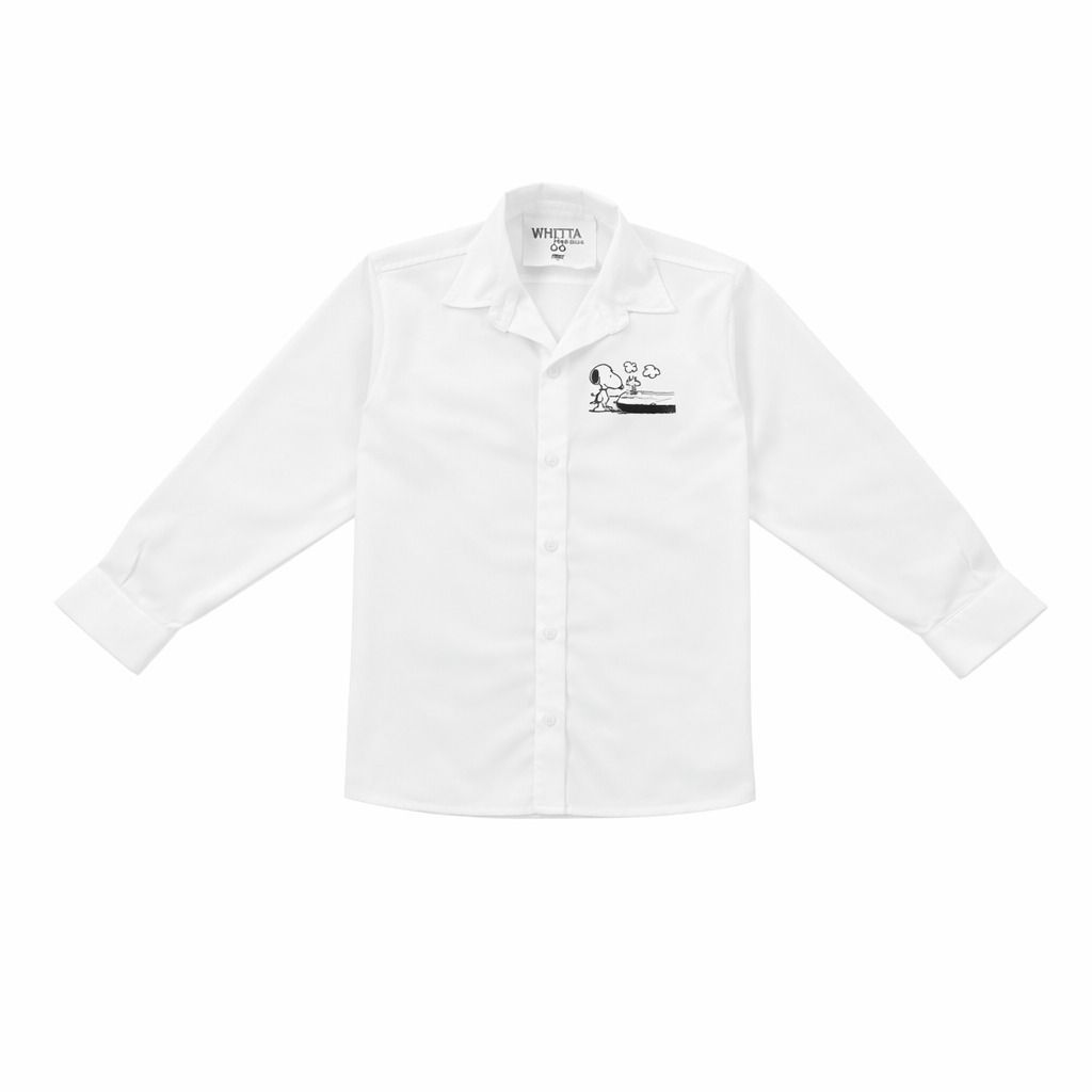 فروش اینترنتی شومیز زنانه سفید مینیمال طرح کارتونی 021