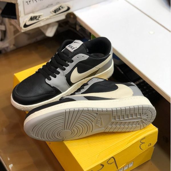 کفش نایک تراویس مردانه رنگ مشکی طوسی