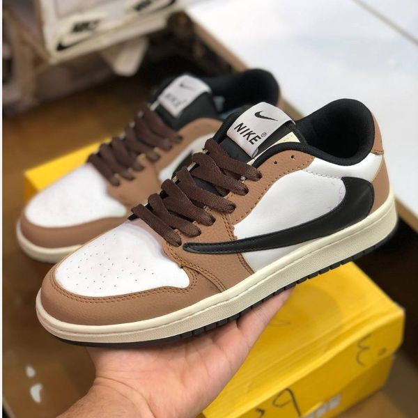 کفش نایک تراویس مردانه رنگ قهوه ای