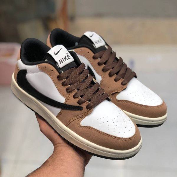 کفش نایک تراویس مردانه رنگ قهوه ای