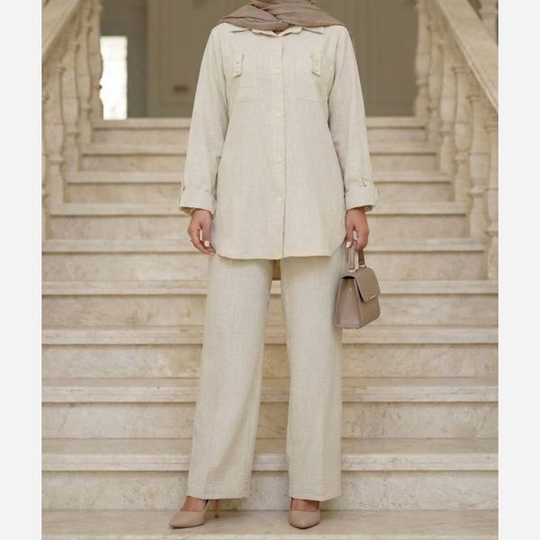 ست مانتو شلوار شانتون تارا