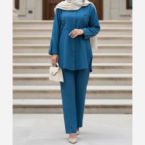 ست مانتو شلوار شانتون تارا