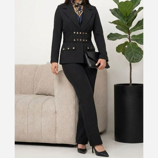 ست سه تیکه زنانه ( کت شلوار و کمربند)