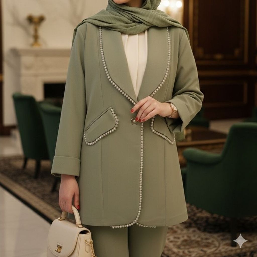 خرید اینترنتی قیمت ماننو کتی کریستال دوزی مدل آبان سبز