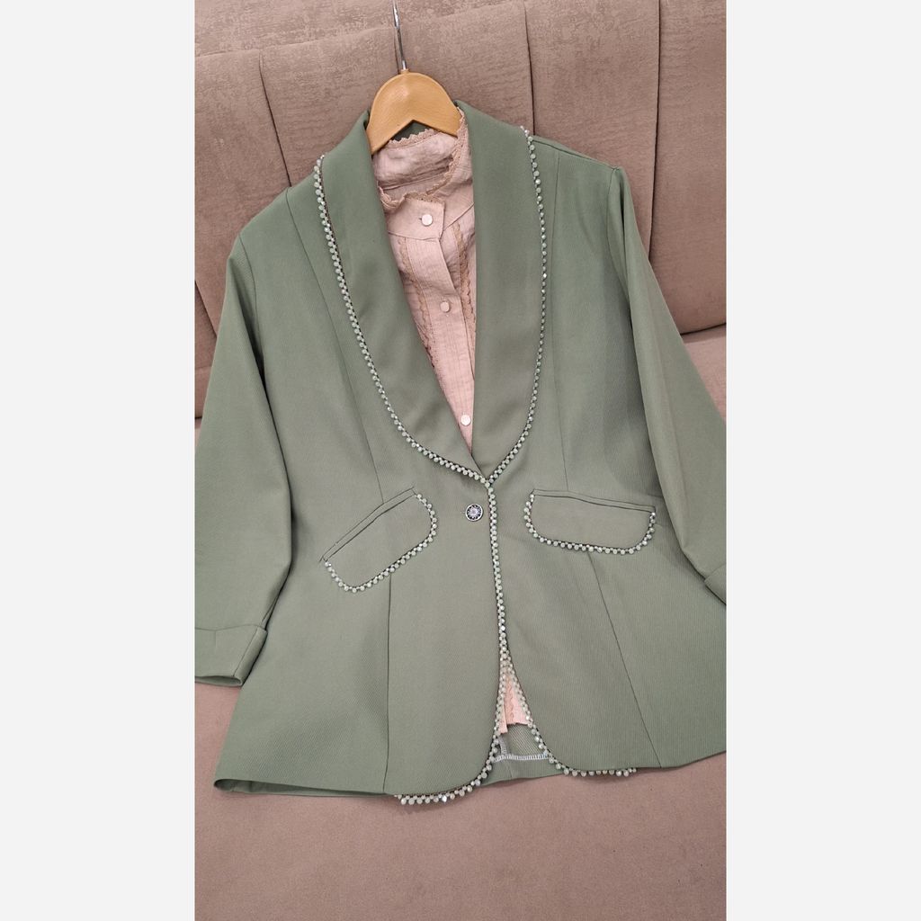 فروش اینترنتی ماننو کتی کریستال دوزی مدل آبان سبز