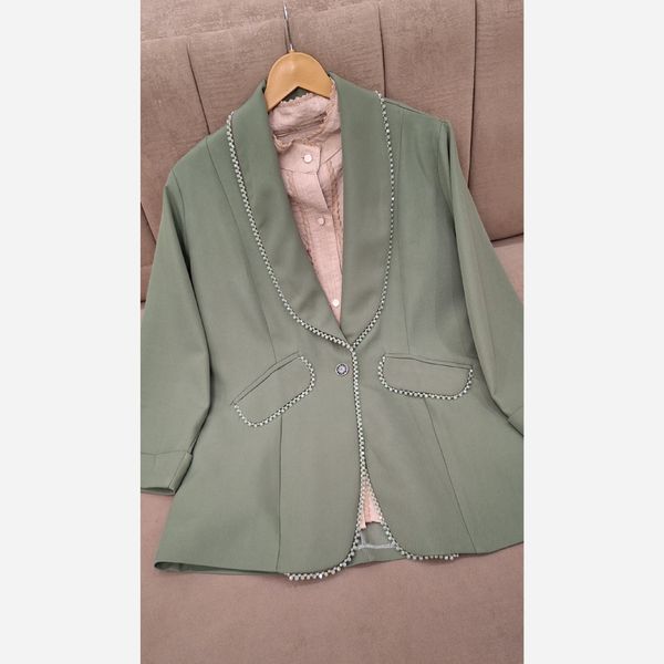 ماننو کتی کریستال دوزی مدل آبان سبز