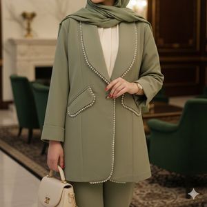 ماننو کتی کریستال دوزی مدل آبان سبز