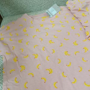 فروش اینترنتی ست راحتی نخ پنبه طرح موز وارداتی