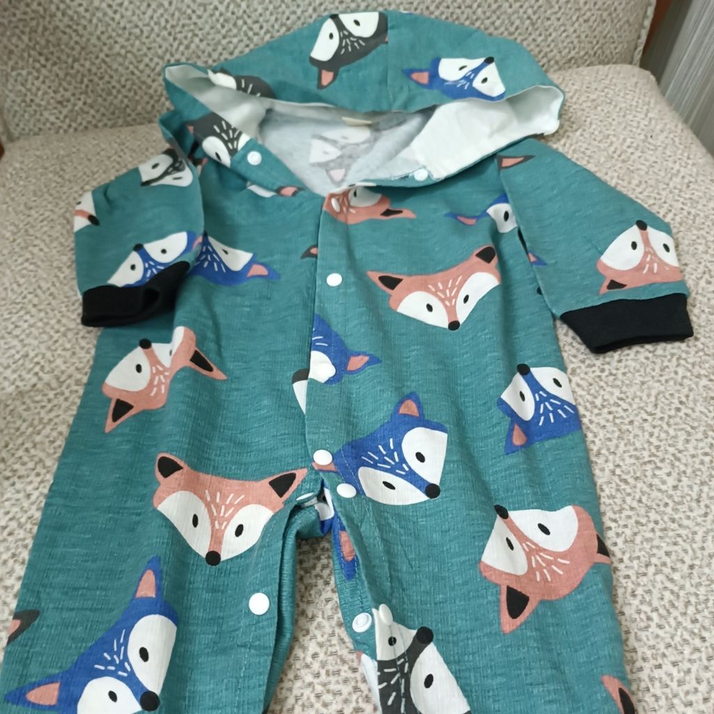 قیمت ارزان سرهمی بهاره کلاه دار طرح روباه