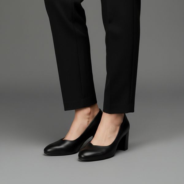 کفش مجلسی زنانه پاشنه 7 سانتی مدل روژان (2 رنگبندی)