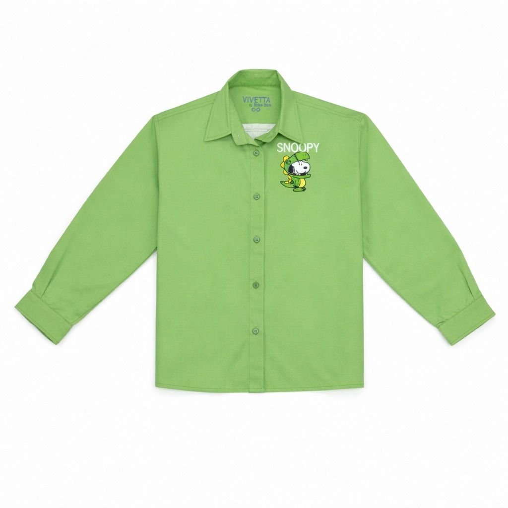 قیمت ارزان شومیز زنانه سبز مینیمال طرح کارتونی 024