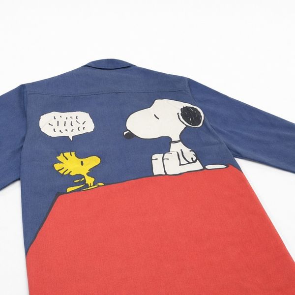 شومیز زنانه آبی مینیمال طرح کارتونی 026