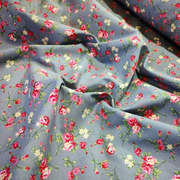 پارچه ملحفه طرح گلسا عرض 2 متر (گل قرمز)