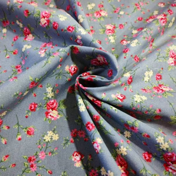 پارچه ملحفه طرح گلسا عرض 2 متر (گل قرمز)