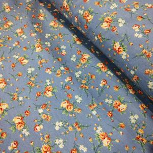 مشخصات پارچه ملحفه طرح گلسا عرض 2 متر (گل نارنجی)