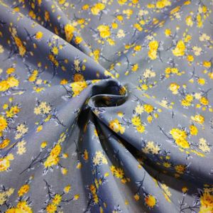 خرید انلاین پارچه ملحفه طرح گلسا عرض 2 متر (گل زرد)