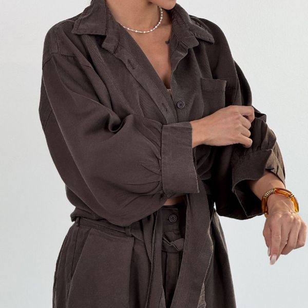 ست شومیز شلوار جلو گره کد 160884