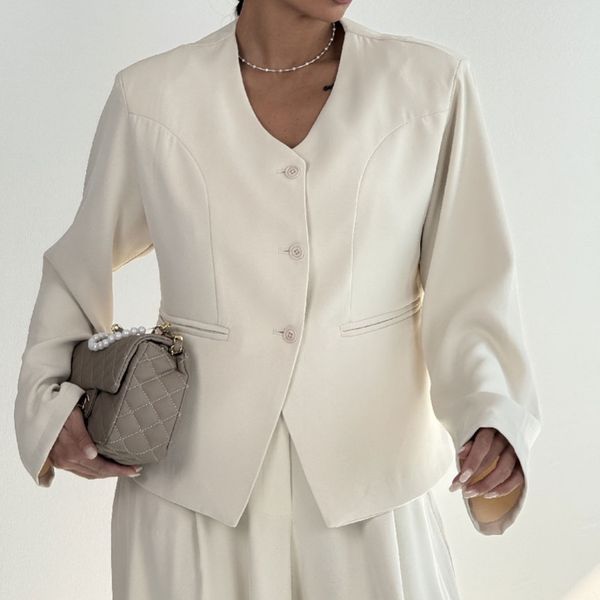 ست کت و شلوار کرپ کد 160893