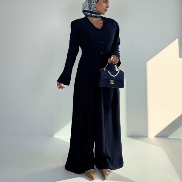 ست کت و شلوار کرپ کد 160893