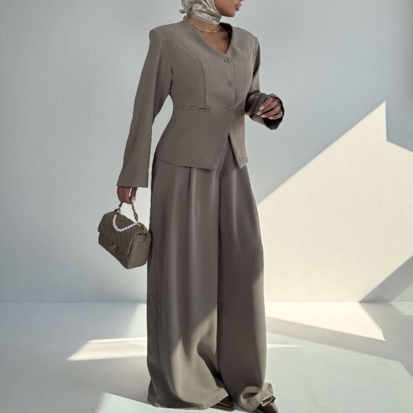 ست کت و شلوار کرپ کد 160893