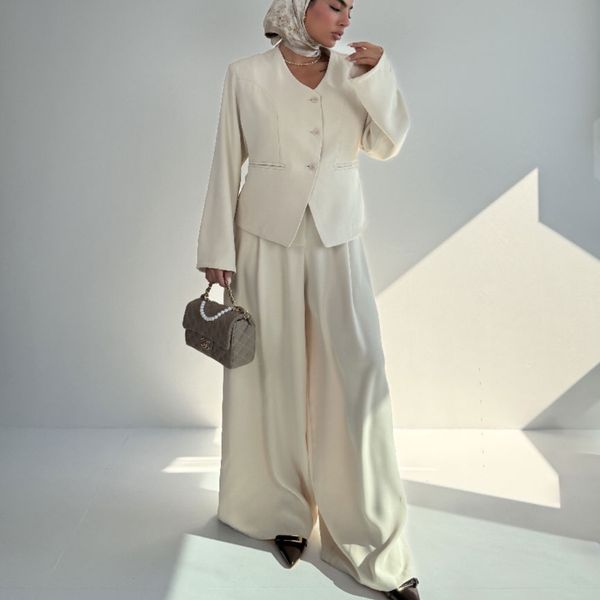 ست کت و شلوار کرپ کد 160893