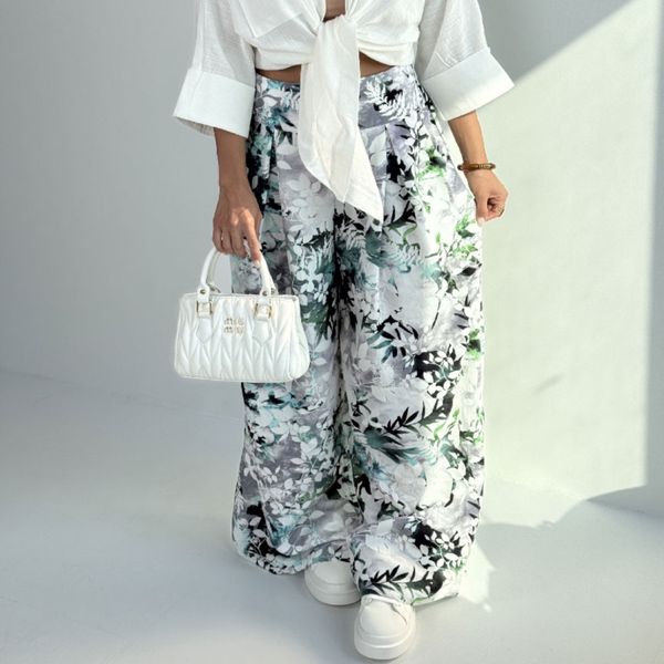 ست شومیز و شلوار هاوایی کد 160885