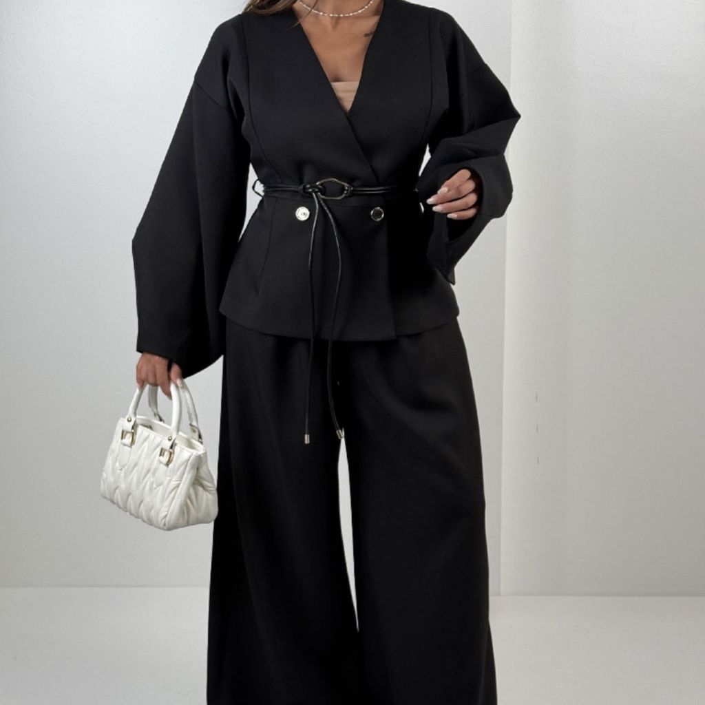 خرید اینترنتی ست کت و شلوار یقه 7 کد 160890