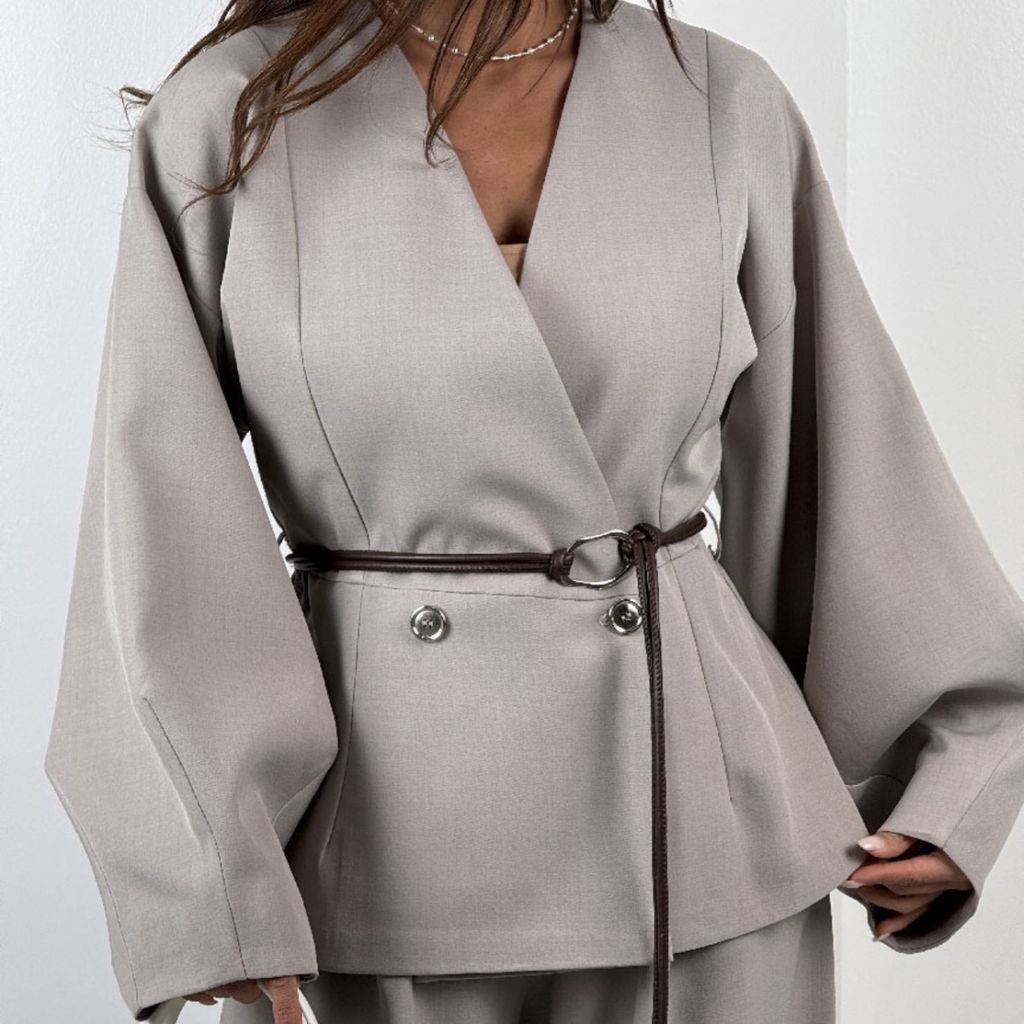 خرید آنلاین ست کت و شلوار یقه 7 کد 160890