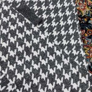 مشخصات ست بافت بلوز و شلوار پیچازی طوسی سیر زنانه