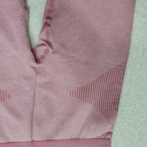 نیم تنه شلوار ورزشی صورتی سایز small دخترانه