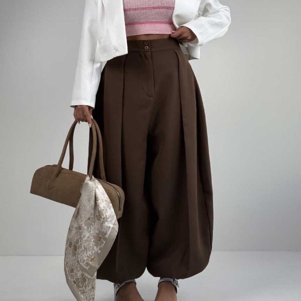 خرید آنلاین شلوار بالنی 2 پیله کد 102157