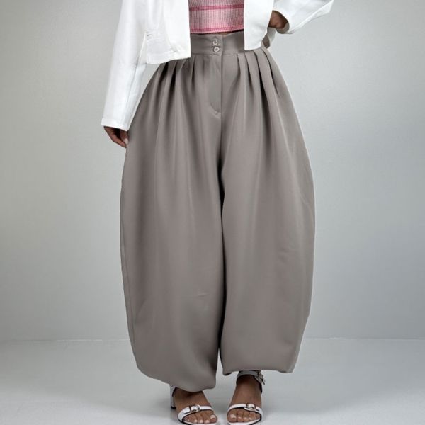 شلوار بالنی کمر پیله کد 102158