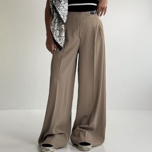 شلوار کرپ کمربندی کد 102159