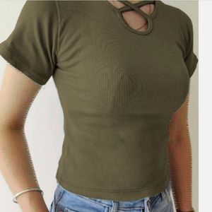 خرید آنلاین کراپ کبریتی پنبه اشکی سایز نرمال قد 55