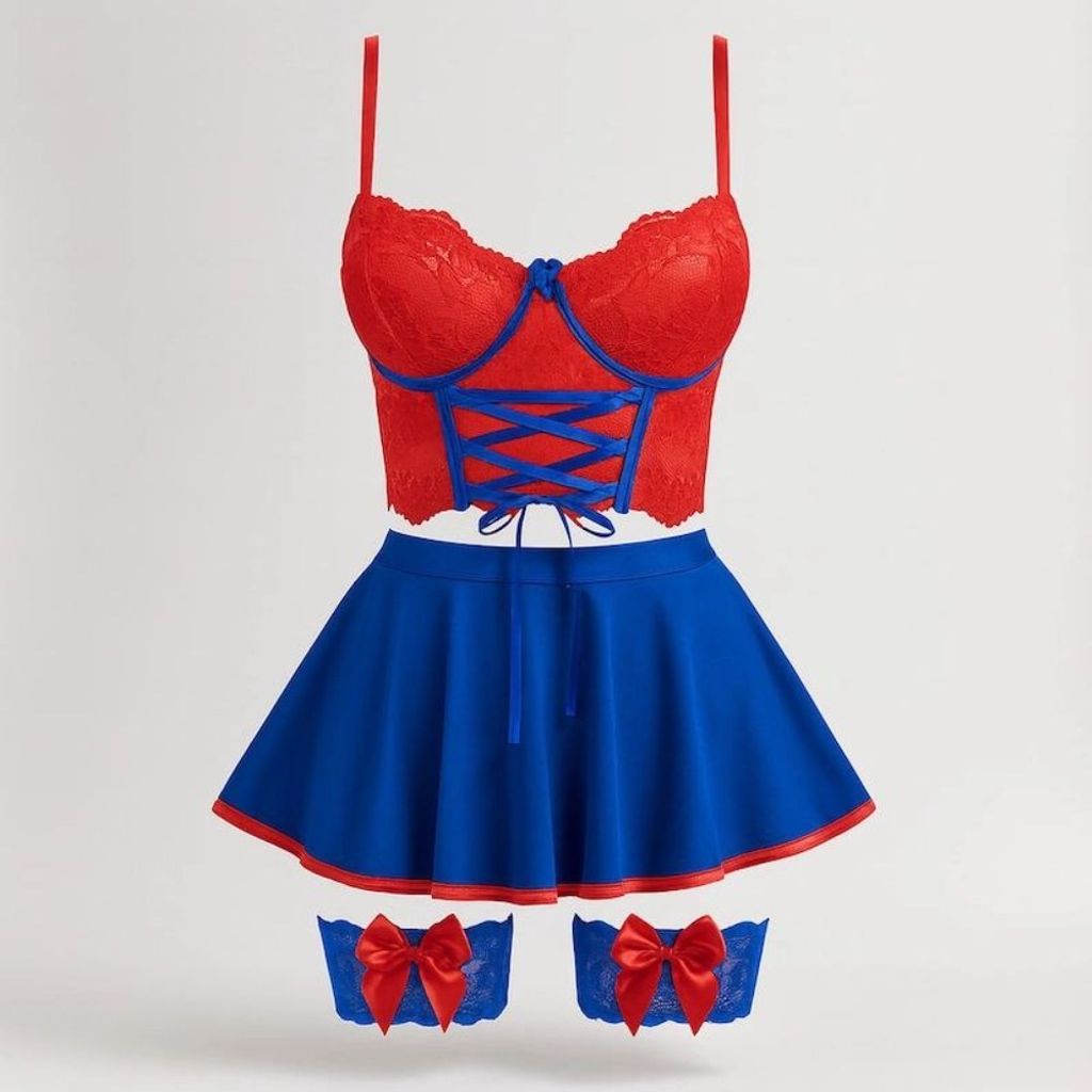 قیمت ارزان لباس خواب و کاستوم زنانه سفید برفی