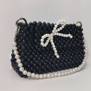 کیف  دست‌ساز مرواریدی