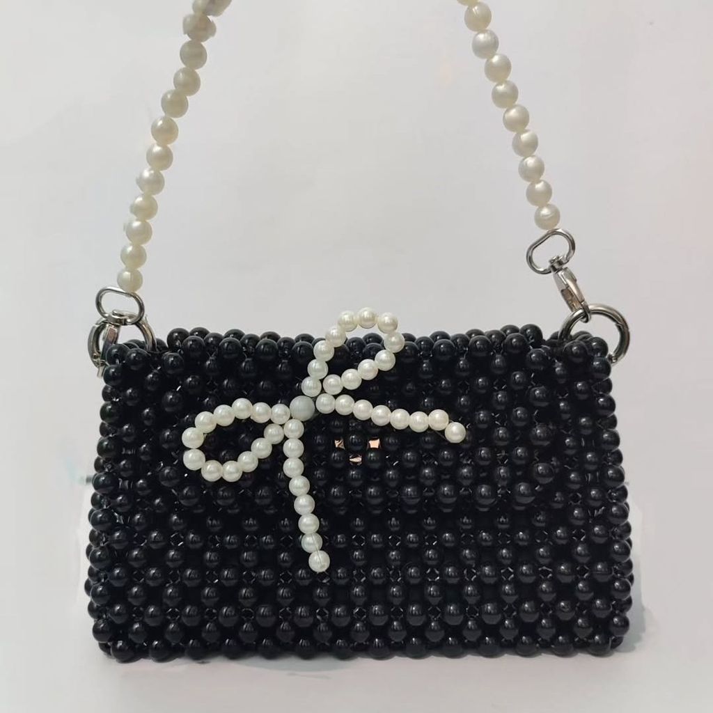 خرید انلاین کیف  دست‌ساز مرواریدی