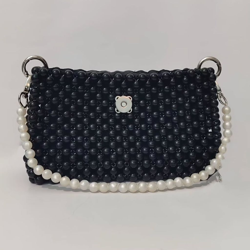 خرید اینترنتی کیف  دست‌ساز مرواریدی
