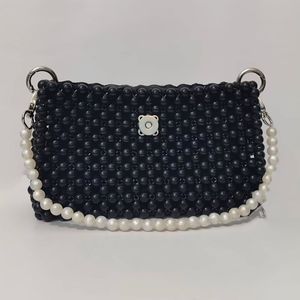 کیف  دست‌ساز مرواریدی