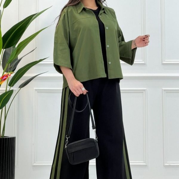 شومیز شلوار دو خط