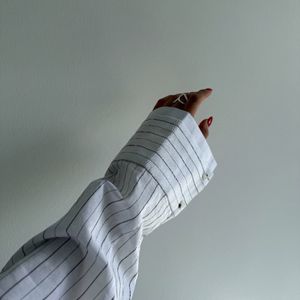 قیمت شومیز نیمتنه راه راه کد 220616