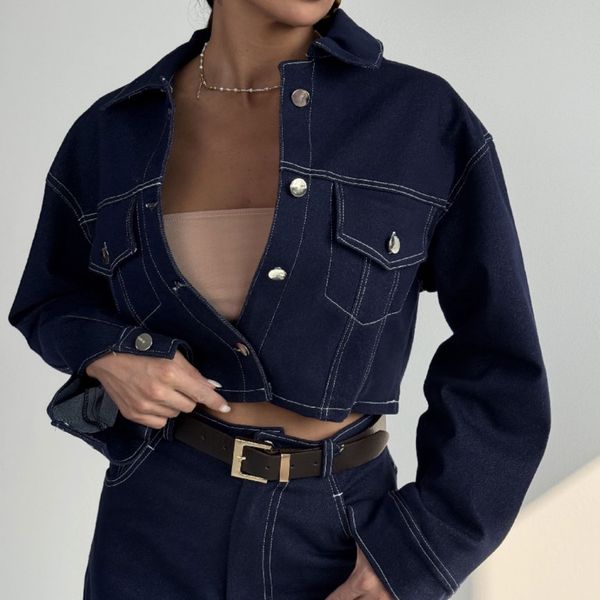 ست کت و شلوار جین کد 160898