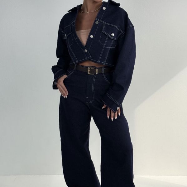 ست کت و شلوار جین کد 160898