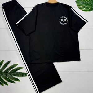 ست اسپرت تیشرت شلوار نیکیتا پنبه گلکسی