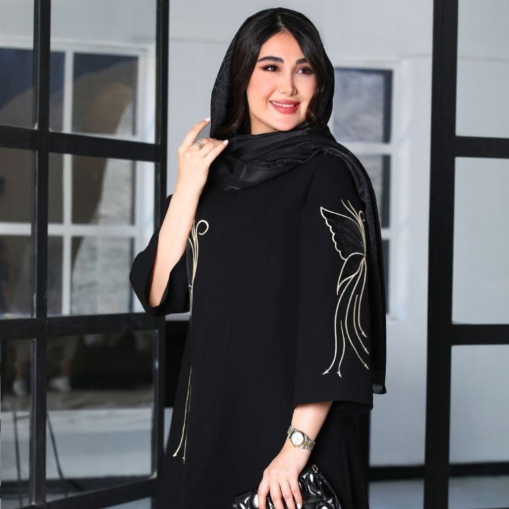 فروش اینترنتی مانتو کتی طرح  پروانه