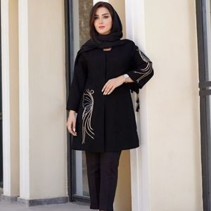 خرید انلاین مانتو کتی طرح  پروانه