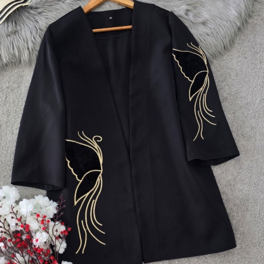 خرید اینترنتی مانتو کتی طرح  پروانه