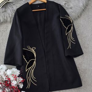 خرید اینترنتی مانتو کتی طرح  پروانه